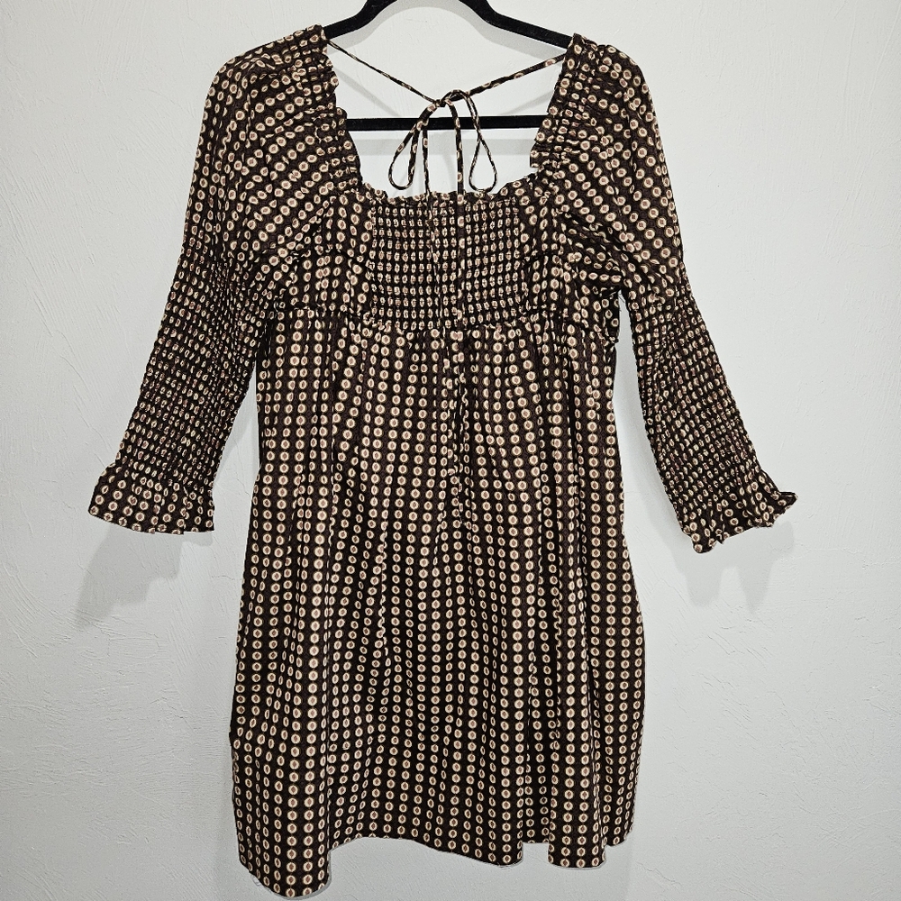 NWT! Revolve Free People Dress Star Dip Mini Black Combo Women's Small Dress NEW - Picture 12 of 16
